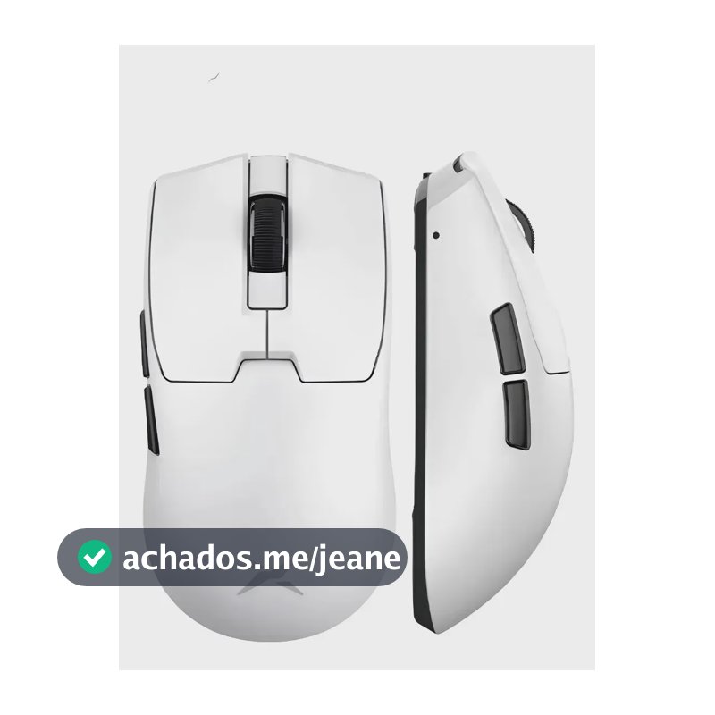 Mouse Gamer Sem Fio Delux M800mini Tri Mode Paw3311 Branco