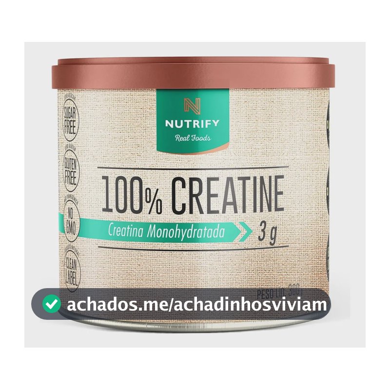 Creatina Nutrify 100% em pó Sem sabor x 300g