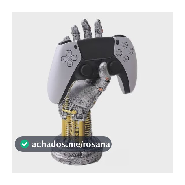 Controle De Jogo Com Mão Mecânica Cyberpunk E Suporte Para J