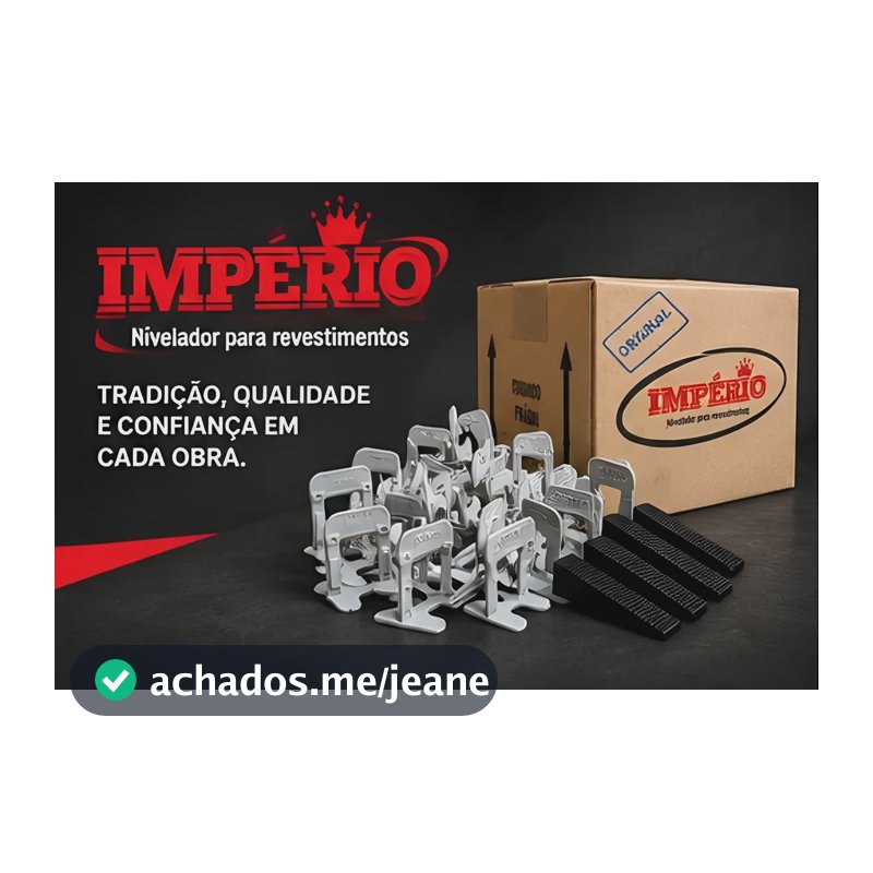 Kit 500 Espaçador Nivelador + 100 Cunhas Slim Porcelanato Tamanho 1mm
