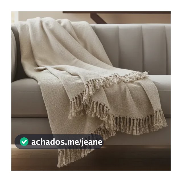 Manta Para Sofá 400x180 Tipo Capa De Sofá Luxo King Decoraçã Areia