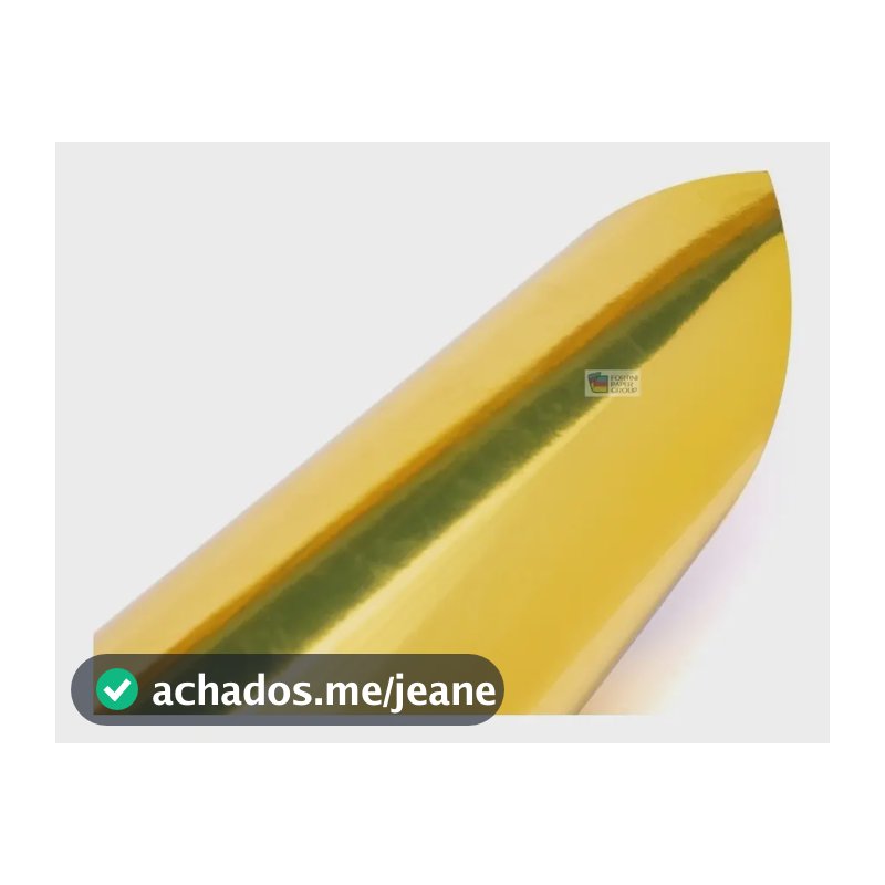 Papel Lamicote A4 Dourado 180g 100 Folhas 1 Face Premium