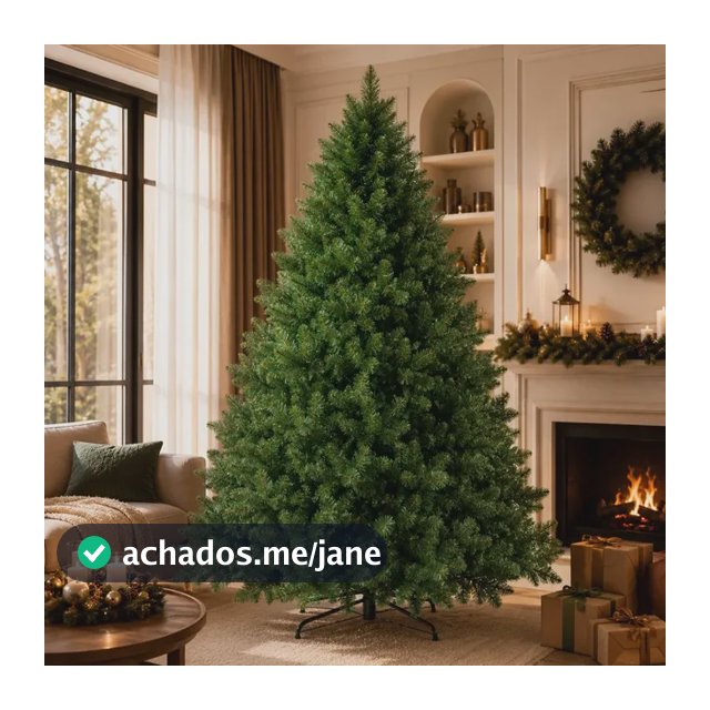 Árvore Natal Pinheiro Luxo 180cm 480 Galhos Cheia Realista Verde