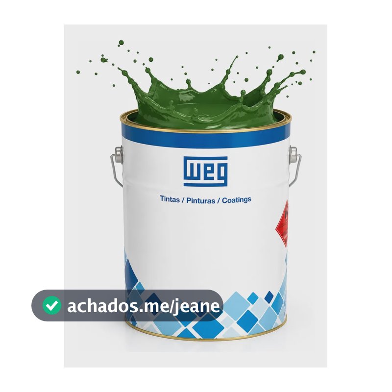 Tinta Weg Verde Ral 6011 3,6 Litros Pintura Industrial