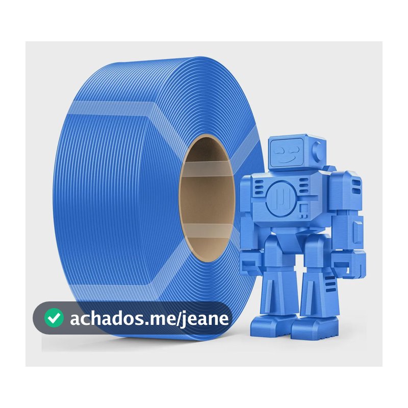 Filamento 3d Creality Cr-petg 1,75mm 1kg Refil Sem Carretel Azul Tecnológico