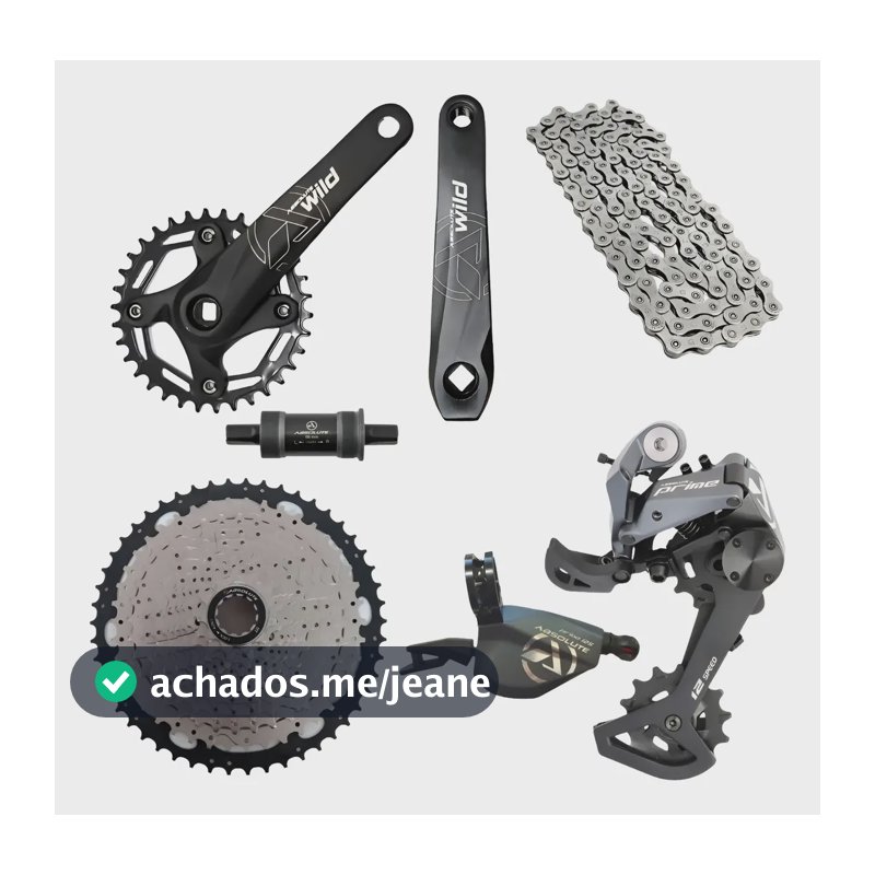 Grupo Absolute Prime 12v 11/52 C/ Pedivela 175mm 34t Bcd 104