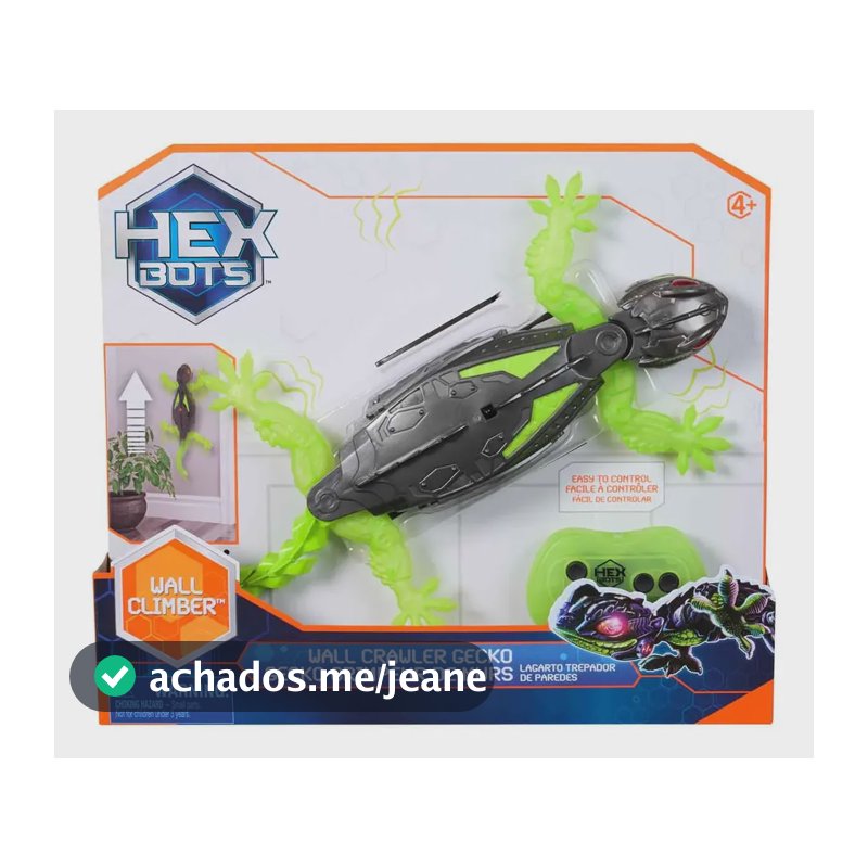 Lagarto Robo Geckosaurus Com Controle Infravermelho Hex Bots