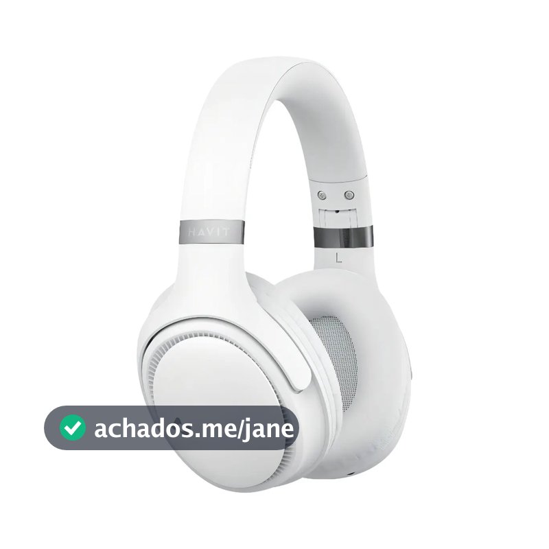 Heaphone Havit H630bt Bluetooth 5.3 On-ear 3d 55h Cor Bege