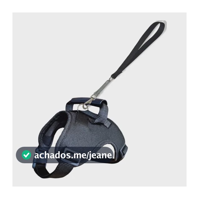 Peitoral Para Cachorro Porte Médio E Grande Confortável Cor Preto Tamanho Da Coleira G Império Do Pet Liso