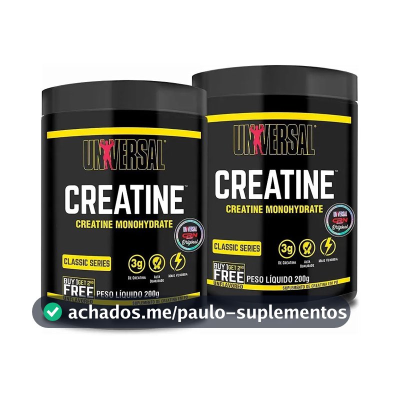 Suplemento Em Pó Universal Combo Creatina 400g (200g+200g) Universal Nutrition