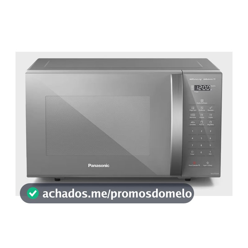 Micro-ondas 27 Litros St55lmrun Prata Panasonic