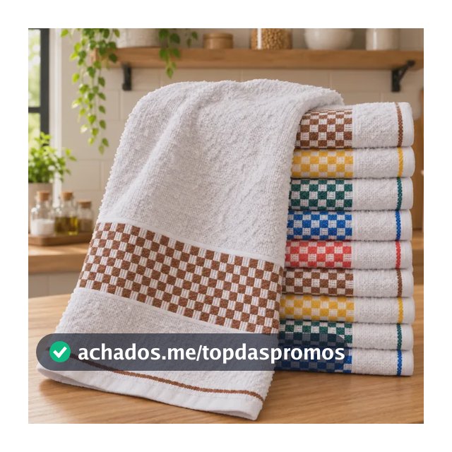 Kit 10 Panos De Prato/copa Premium Algodão Atoalhado