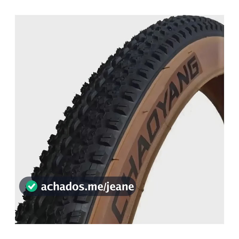Pneu Aro 29 X 2.10 Bike Mtb Chaoyang Victory Faixa Marrom Cor Preto/marrom