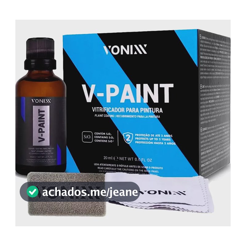 V Paint Vitrificador Pintura Automotiva Vpaint 20ml Vonixx