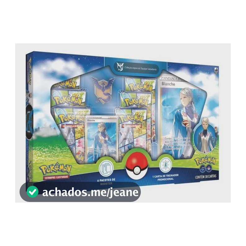 Box Coleção Especial Pokémon Go Equipe Sabedoria - Copag