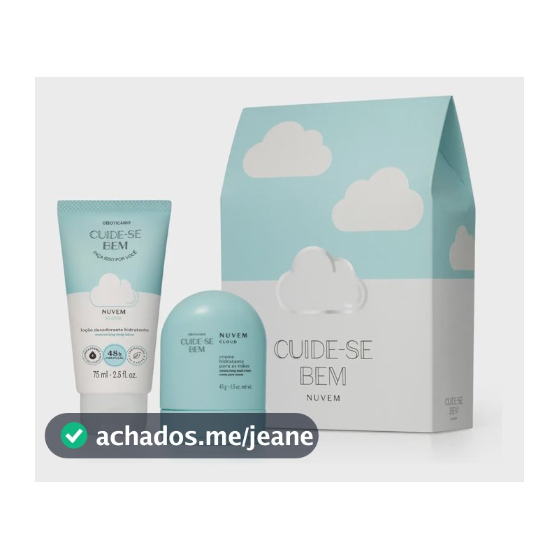 O Boticário Cuide-se Bem Nuvem Mini Kit 2 Itens