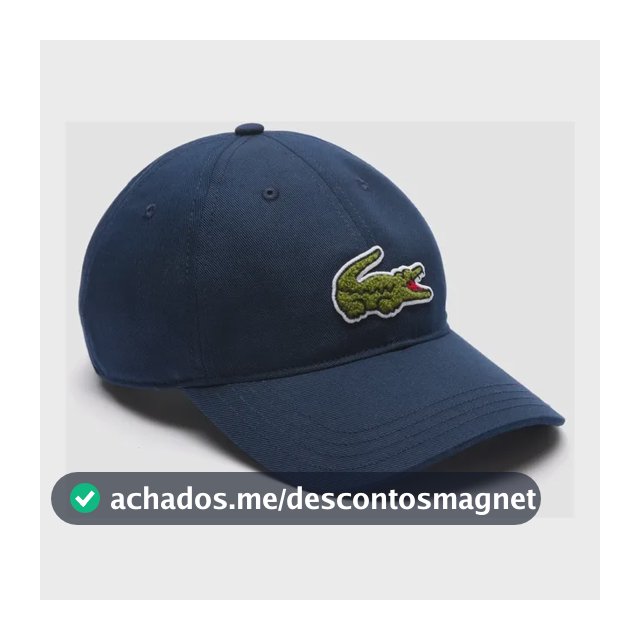 Boné Lacoste Big Croc Em Promoção Original