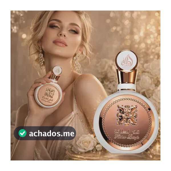 Perfume Árabe Fakhar Rose Lattafa Sereia Feminino 100ml Eau De Parfum