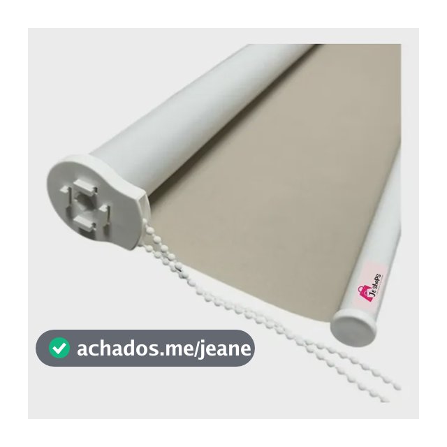 Cortina Rolo Blackout Quarto/sala 1,60x1,60 0% Luz