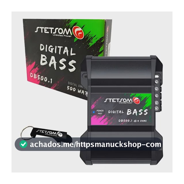 Modulo Amplificador Stetsom Db500.1 500w Rms 4 Ohms Preto