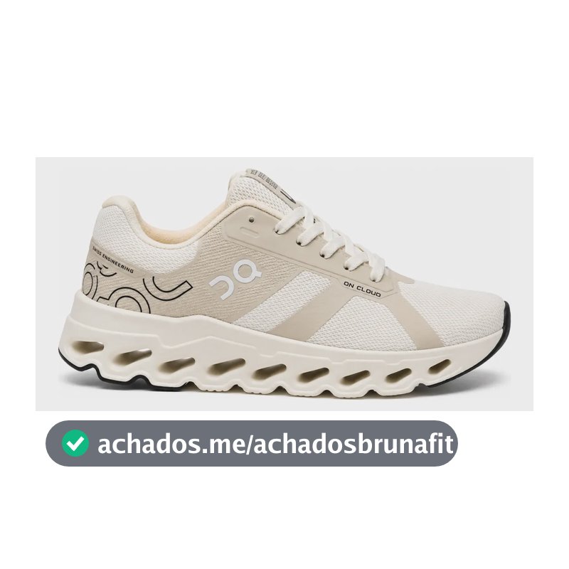 Tênis On Cloud Running Academia Caminhada Esportivo Promoçao Creme 40