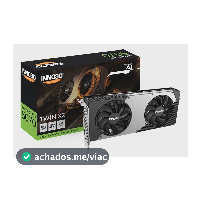Placa de Vídeo Inno3D Nvidia GeForce RTX 5070 12GB GDDR6