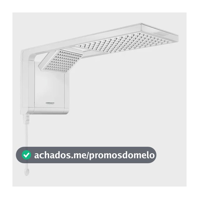 Chuveiro Eletrônico Lorenzetti Acqua Duo Ultra Branco 7800W