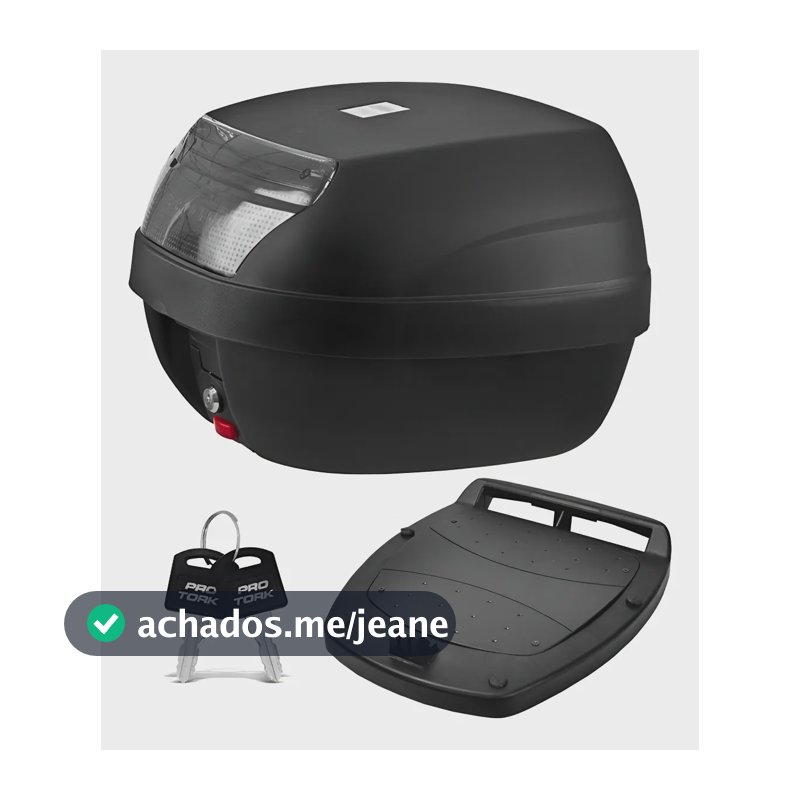 Bauleto De Moto 28 Litros Pro Tork Smart Box Bau Motocicleta