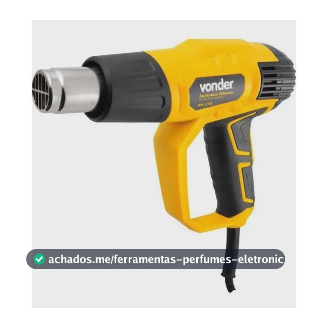 Soprador Térmico Stv150n 1500w - Vonder cor Amarelo