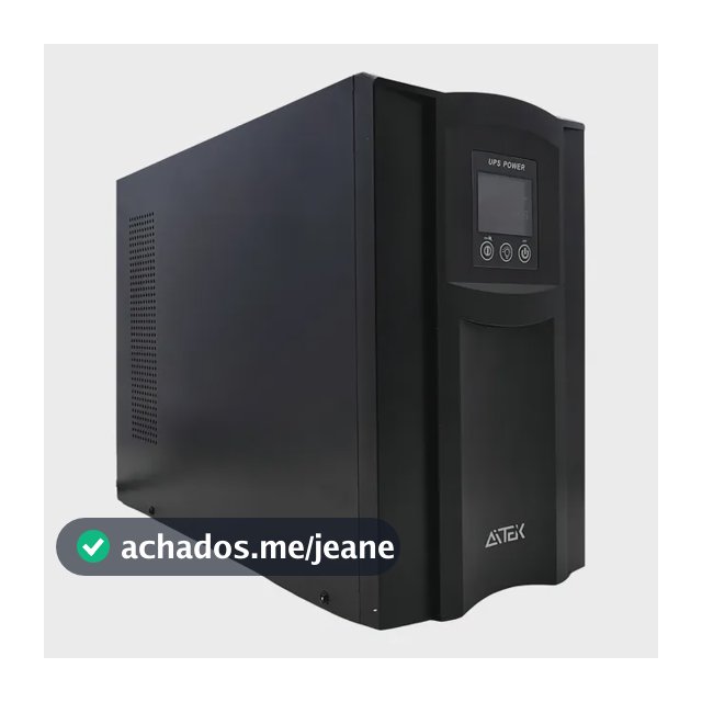 Nobreak Aitek ANB-3022P Senoidal Puro 3KVA 2100W Bivolt Preto