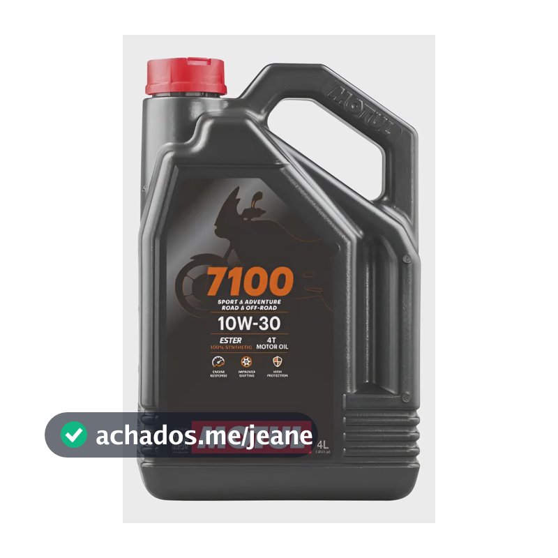Galão 4 Litros Óleo Motul 7100 10w30 Moto 100% Sintético