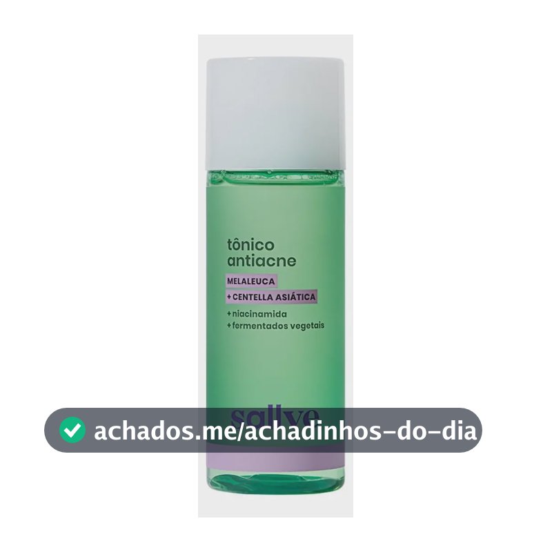 Tônico Antiacne Melaleuca E Centella Asiática 120ml Sallve Todo Tipo De Pele Dia/noite