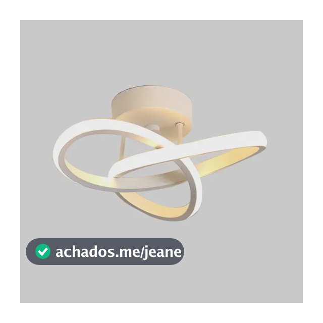 Luminaria Teto Led,pendente Lustre Moderna Para Quarto Sala 127/220v Branco