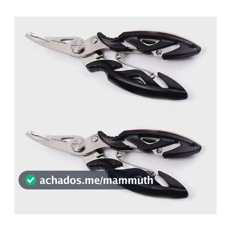 Alicate Inox P/ Trocar Garateia Split Ring Anzol - 2 Unidade