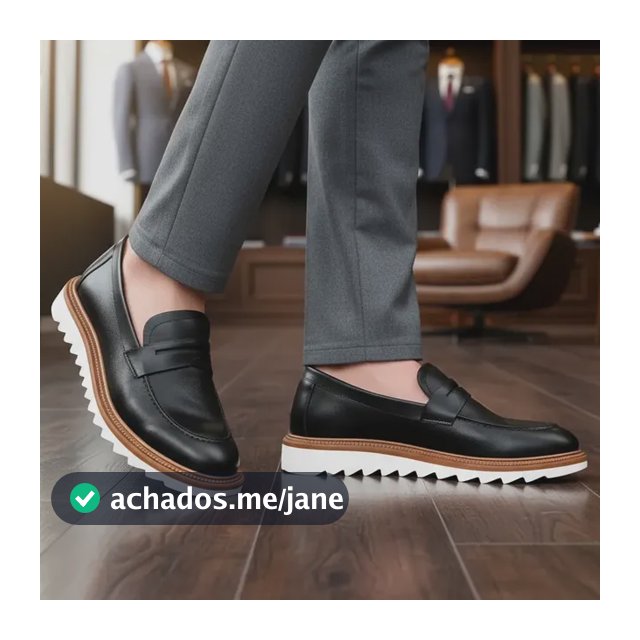Sapato Mocassim Loafer Gugi Tratorado Conforto Premium Leve