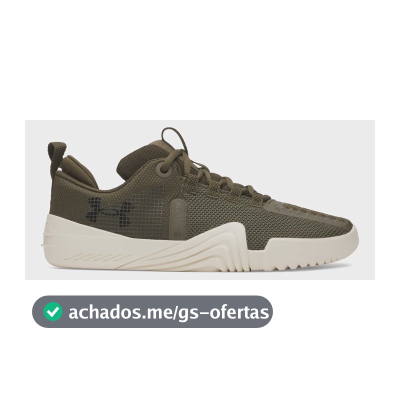 Tênis Masculino Tribase Reign 6 Under Armour Expeditgreen/stone/black Liso 41