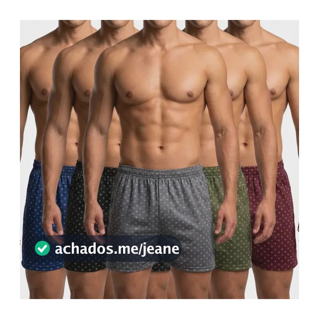 Kit 5 Short De Dormir Cueca Samba Canção Malha Fria Pijama