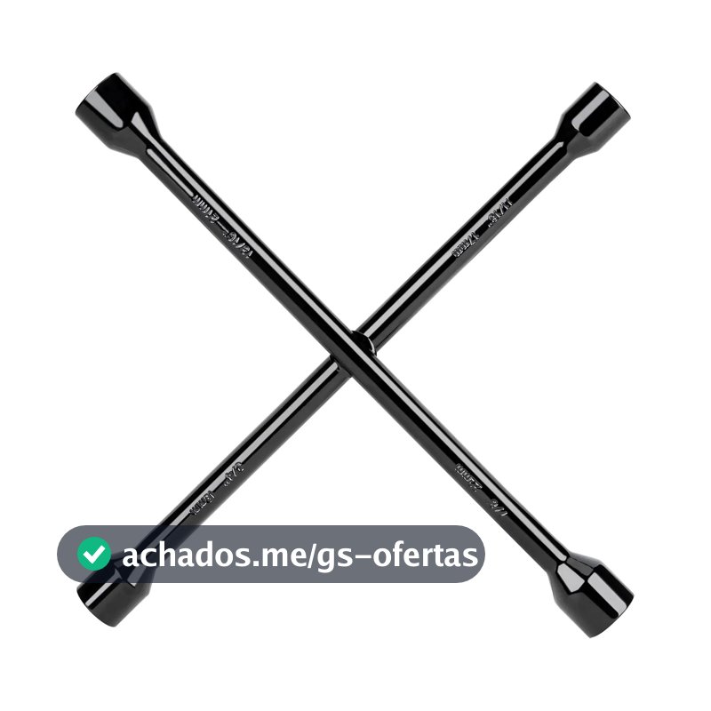 Chave De Roda Cruz Universal Profissional 17-19-21-23mm Aço