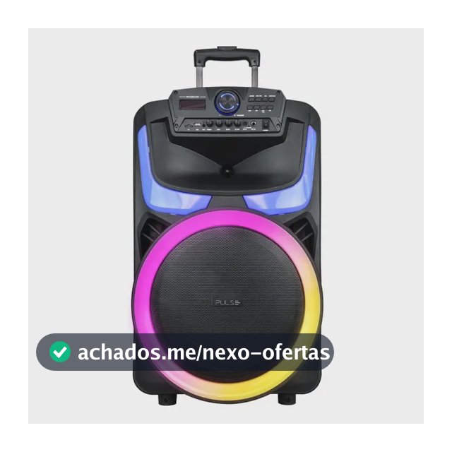 Caixa De Som Burst 15 Pol. 850w Rms Pulse - Sp404 Preto