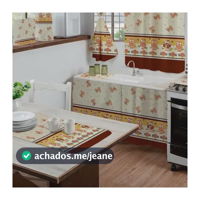 Jogo De Cozinha Completo 10 Peças Caminho Mesa Estampado
