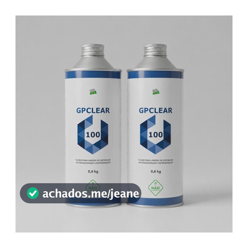 Kit 2 Fluido De Limpeza Para Tubulação Gpclear - 600g 141b