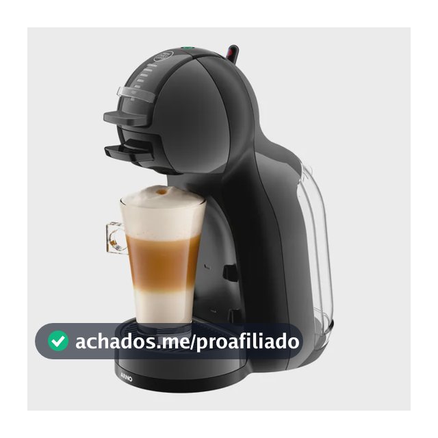Cafeteira Nescafé Dolce Gusto Mini Me Preta
