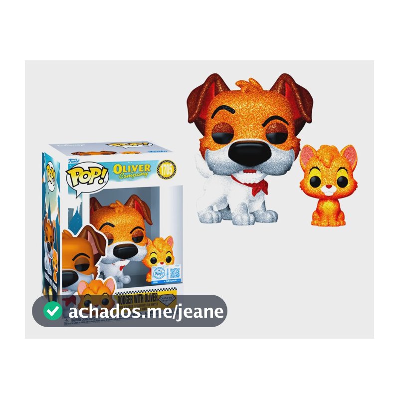 Funko Pop! Disney Buddy Dodger With Oliver Diamond 1705