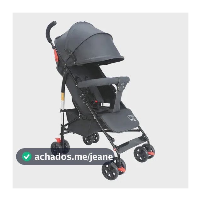 Carrinho Guarda Chuva De passeio Maxi Baby Até 15kgs cor Preto