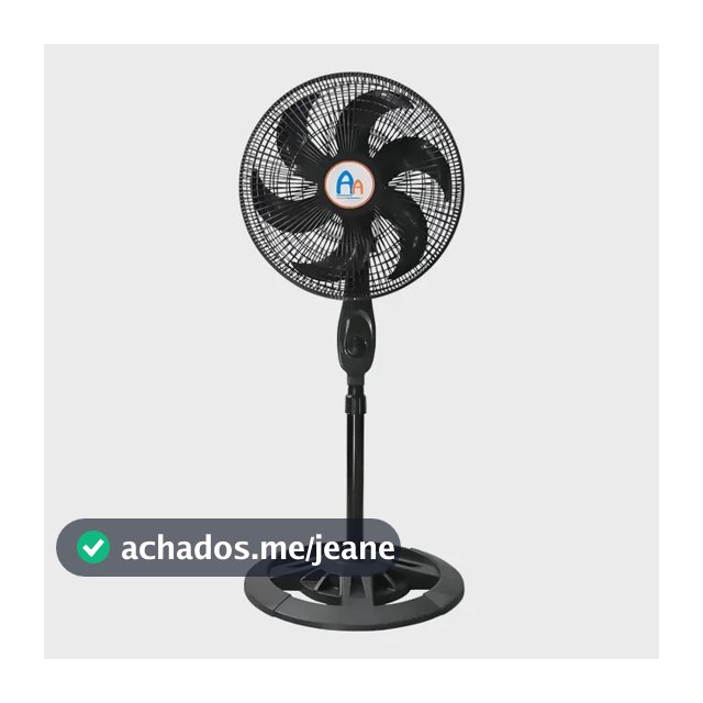 Ventilador Coluna Anxin Silencioso 6 Pás3 Velocidades Preto