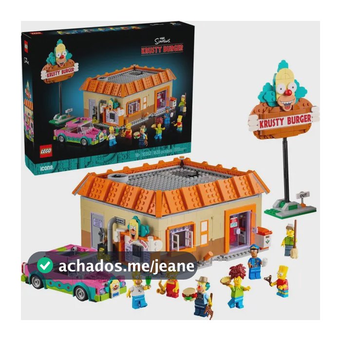 LEGO The Simpsons Krusty Burger 10352 - 1635 unidades 1635 Homer