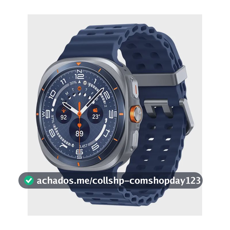 Samsung Galaxy Watch Ultra 2025 Smartwatch 47mm Lte, Galaxy Ai, Titânio Aeroespacial Titânio Azul