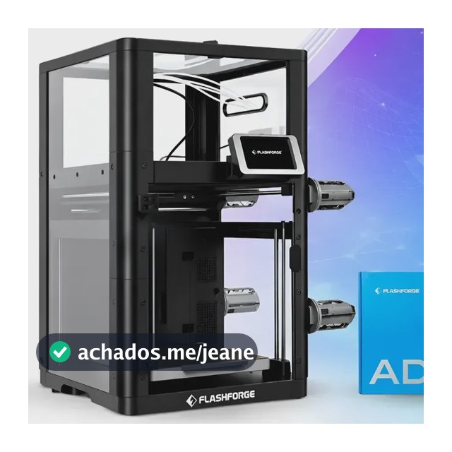 Impressora 3d Flashforge Ad5x Multicolorida + Kit Fechamento 127/220v Preto