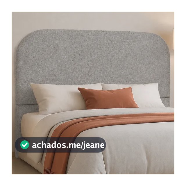 Cabeceira Organica 160cm Para Cama Box Queen Boucle Premium