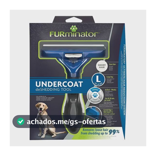 Rasqueadeira Furminator Para Cães Grandes + Brinde